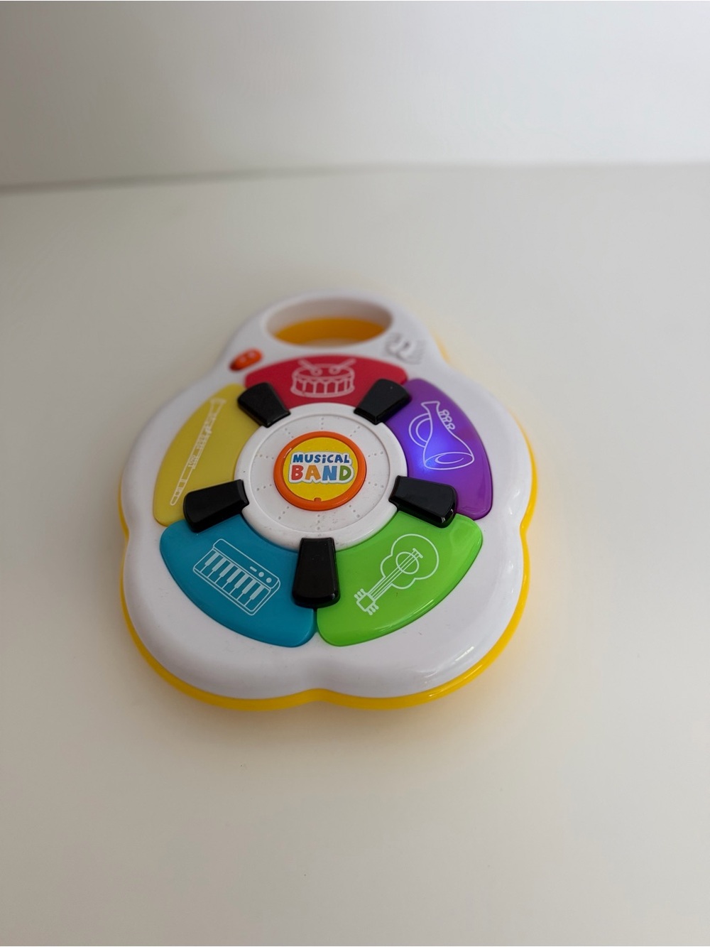 Kids Musical Band Electronic Learning Toy Instrument Sounds Lights Tested Works